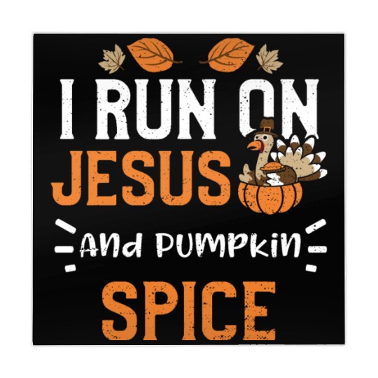 I Run On Jesus And Pumpkin Spice Mahjong Mats