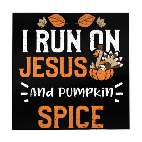 I Run On Jesus And Pumpkin Spice Mahjong Mats
