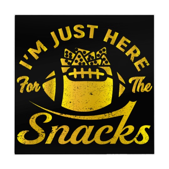 I'm Just Here For The Snacks Funny Fantasy Footbal Mahjong Mats