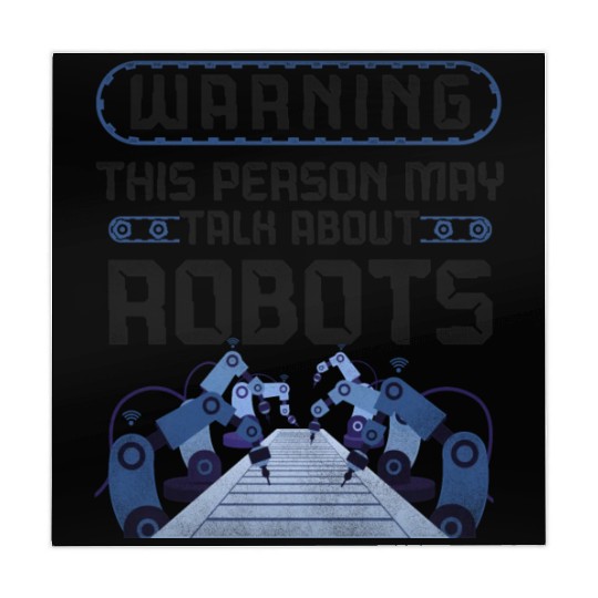 Robot Robotics Engineer Warning Mahjong Mats