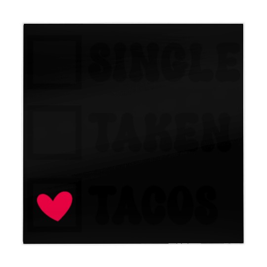 I Love Taco Anti-Valentine, Tacos Are My Valentine Mahjong Mats