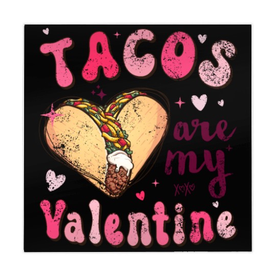Groovy Tacos Are My Valentine Mahjong Mats