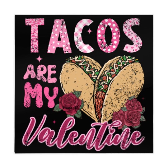 Groovy Tacos Are My Valentine Mahjong Mats