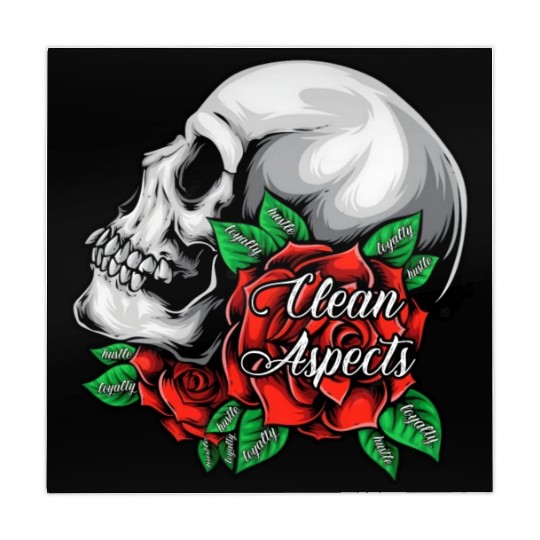 CA SKULL AND ROSES Mahjong Mats