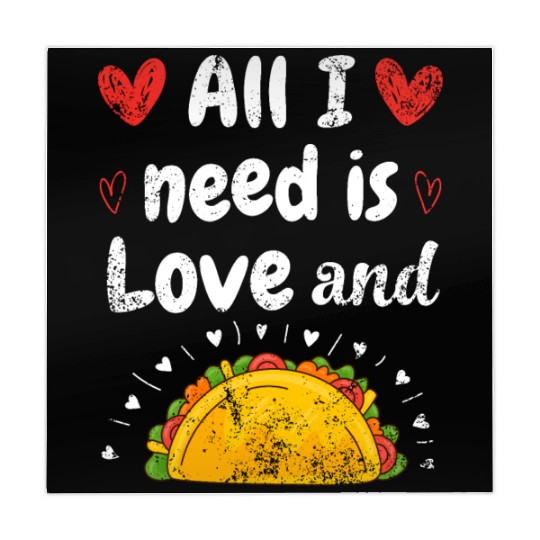 I Love Tacos Valentines Day All I Need is Taco Mahjong Mats