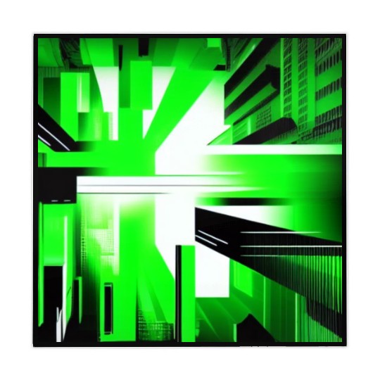 Cyberpunk Inspired Green Theme Mahjong Mats