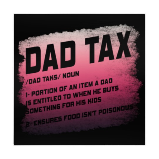 Vintage Dad Tax Definition Men Funny Father's Day Mahjong Mats
