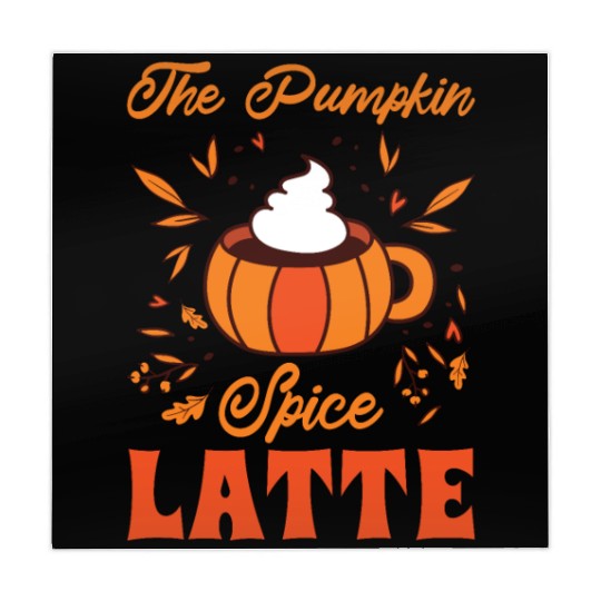 Pumpkin Spice Latte Halloween Coffee Lover Tarot Mahjong Mats