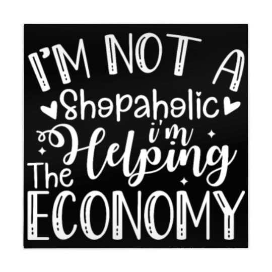 I'm Not a Shopaholic, I'm Helping the Economy Funn Mahjong Mats