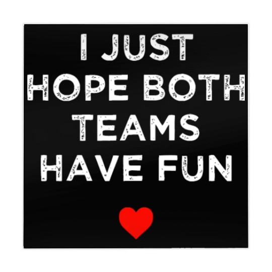 I Just Hope Both Teams Have Fun: Sport Family Mahjong Mats