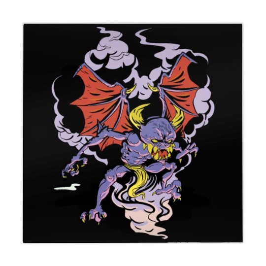 Scary devil in smoke Scary devil in smoke inspirat Mahjong Mats
