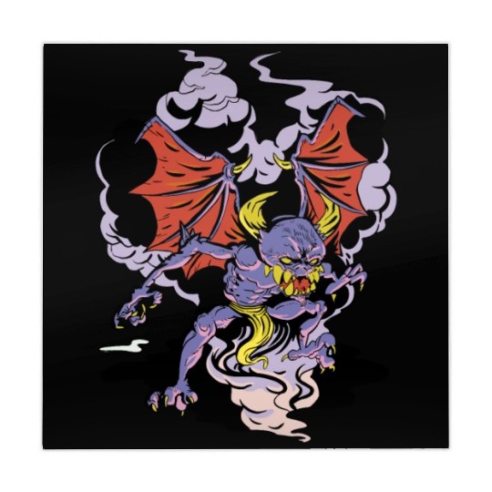 Scary devil in smoke Scary devil in smoke inspirat Mahjong Mats
