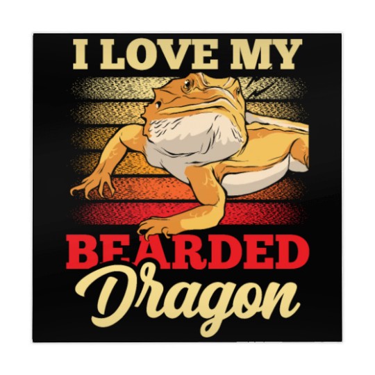 I Love My Bearded Dragon Reptile Pet Animal Lover Mahjong Mats