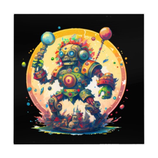 Inca,Maya robot warrior Mahjong Mats