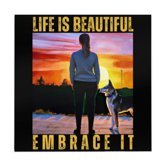 LIFE IS BEAUTIFUL EMBRACE IT Mahjong Mats