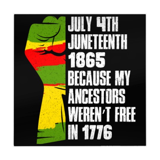 Juneteenth free since 1865 Black History US Africa Mahjong Mats