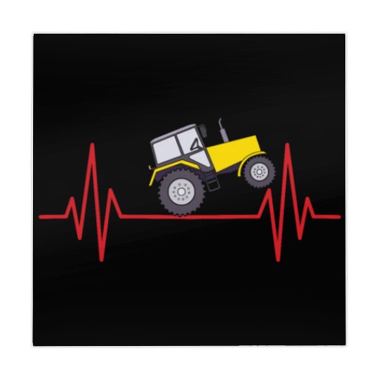 Beat Heart Pulse Tractor Truck Ranch Farm Farmer Mahjong Mats