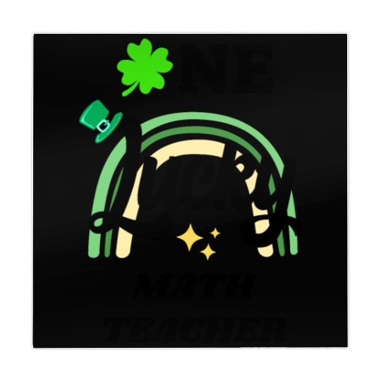 Math Teacher, St Patrick's Day Gift Mahjong Mats