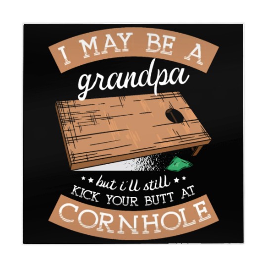 I'll Still Kick Your Butt At Cornhole Grandpa Mahjong Mats