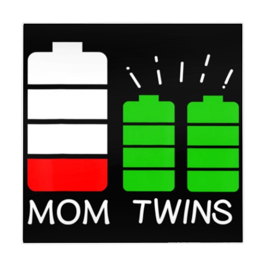 Twin Mom Low Battery Tired Mom Of Twins Mahjong Mats