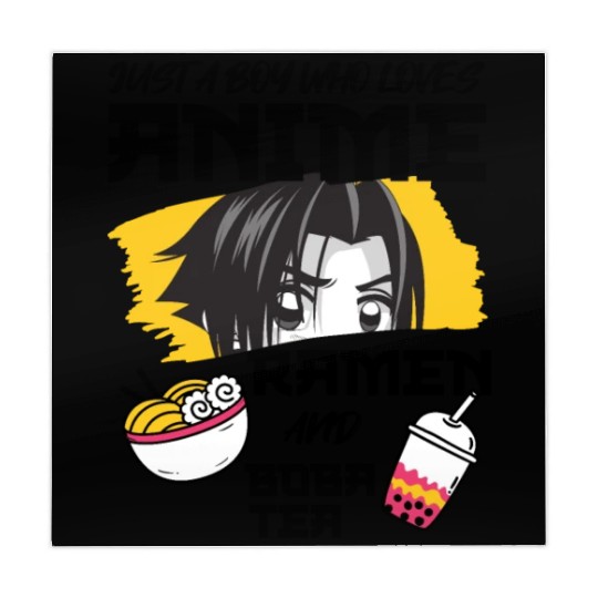 Just A Boy Who Loves Anime Ramen And.Boba Tea Mahjong Mats