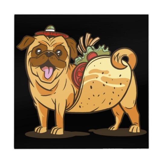 Mexican pug Mahjong Mats