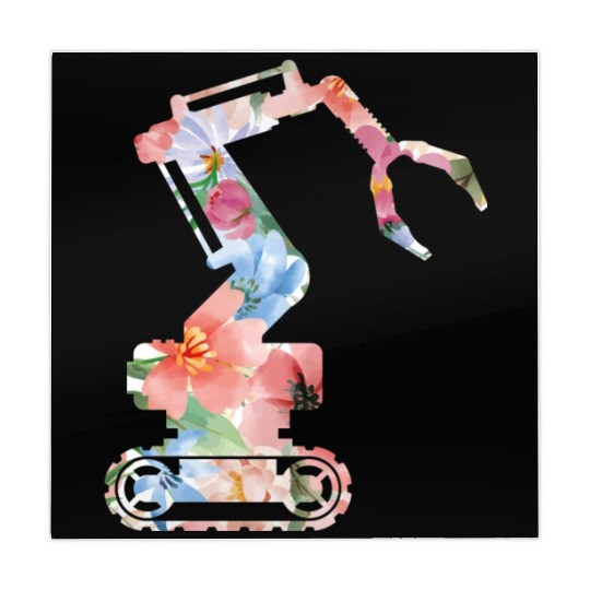 Robot Robotics Engineer Flower Mahjong Mats