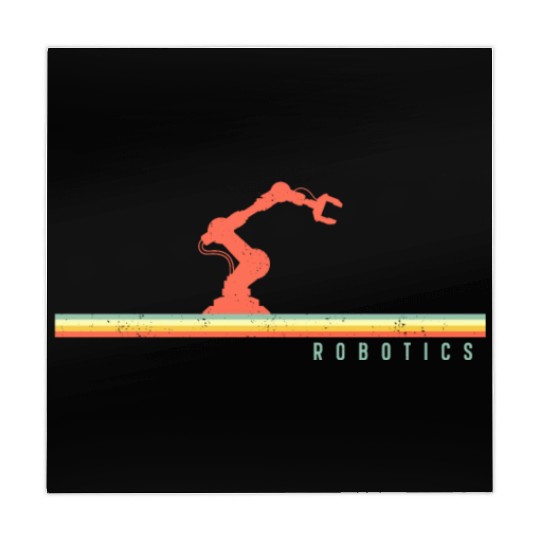 Robot Robotics Engineer Retro Mahjong Mats