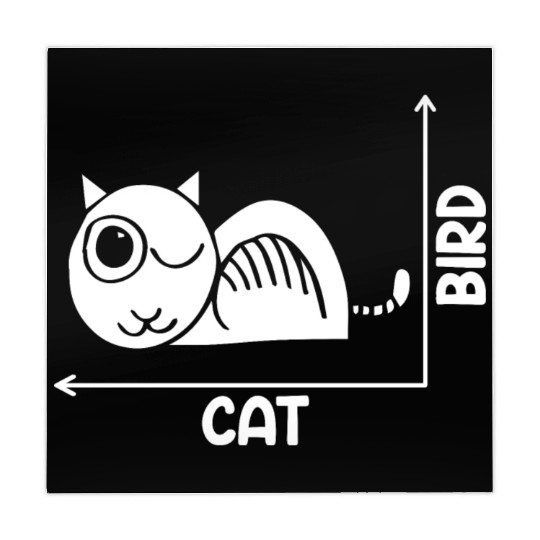 Funny Cat Or Bird Optical Illusion A Philosophy Mahjong Mats