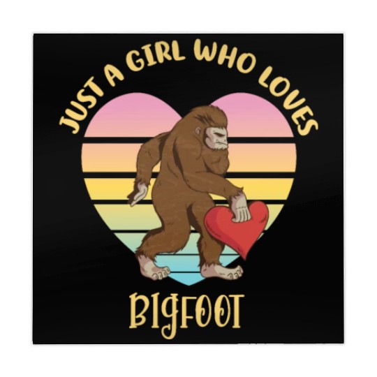 Just A Girl Who Loves Bigfoot Mahjong Mats