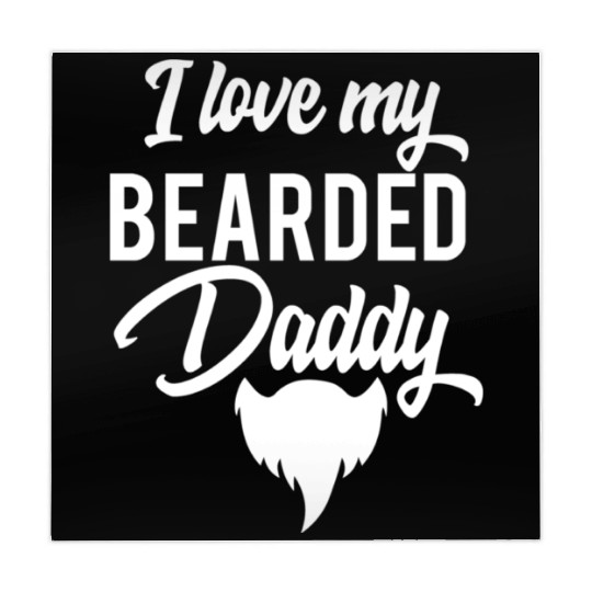 I Love My Bearded Daddy Fathers Day Mahjong Mats