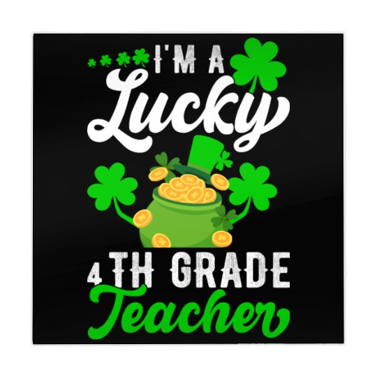I'm a Lucky 4th Grade Teacher St Patrick's Mahjong Mats