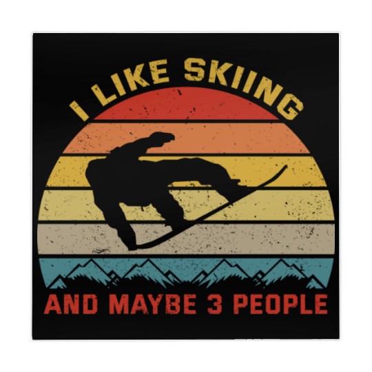 Skiing Lover Mahjong Mats