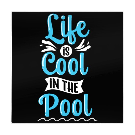 Life Is Cool In The Pool Swimming Sports Swimmer Mahjong Mats