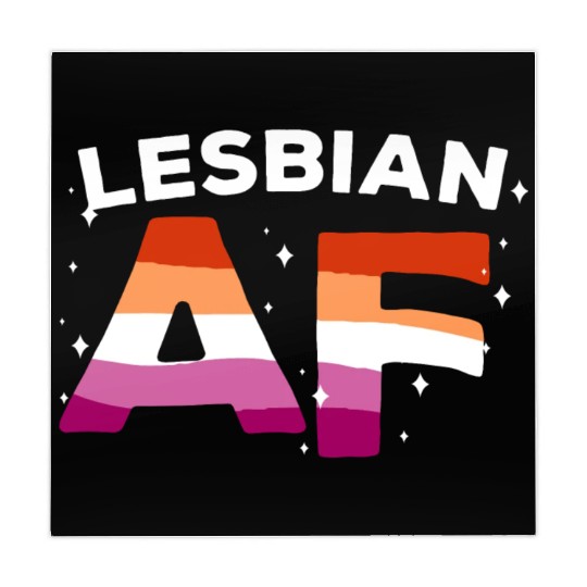 Lesbian Af LGBT Pride Lesbian Rainbow Flag Mahjong Mats