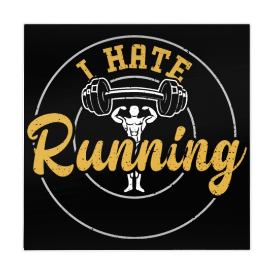 I Hate Running - Gym Mahjong Mats