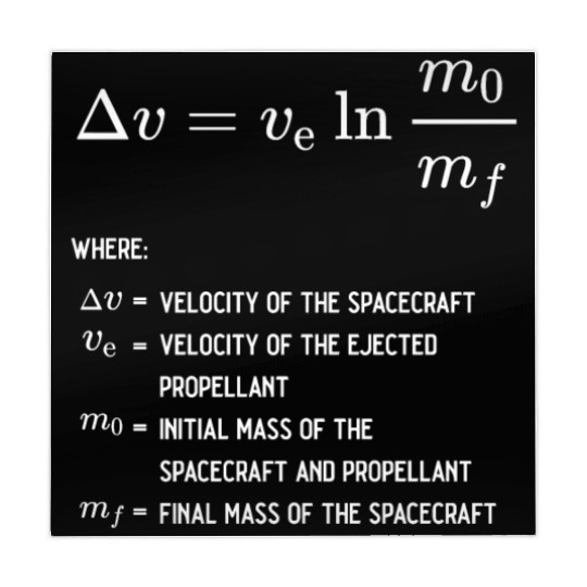 Rocket Equation Physics Rocket Science Physicist Mahjong Mats