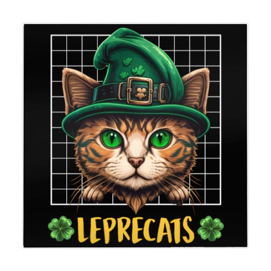 St. Patrick's Day cats leprecats kittens Mahjong Mats