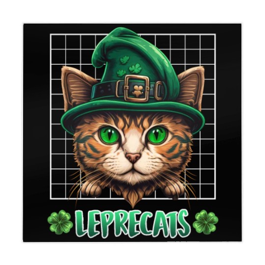 St. Patrick's Day cats leprecats kittens Mahjong Mats