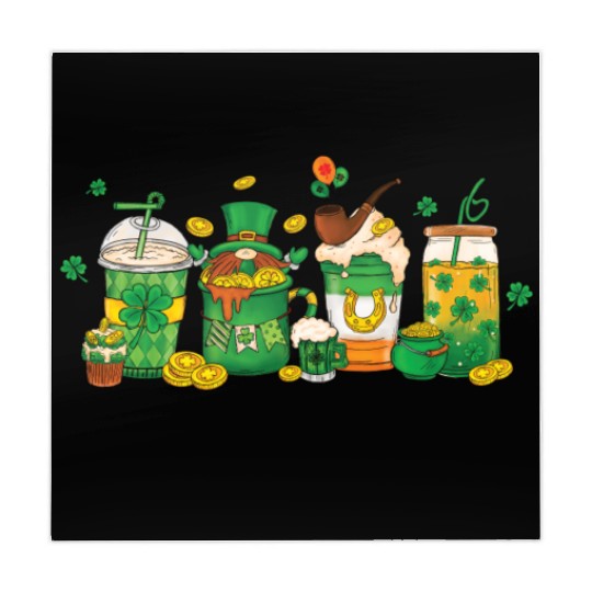 St Patricks Day with Gnome Coffee Lover Mahjong Mats