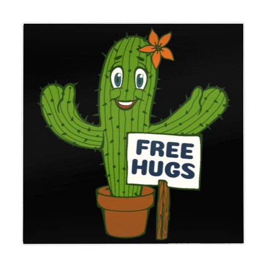 Free Hugs Cactus Mahjong Mats