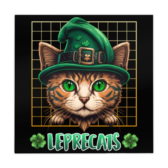 St. Patrick's Day cats leprecats kittens Mahjong Mats