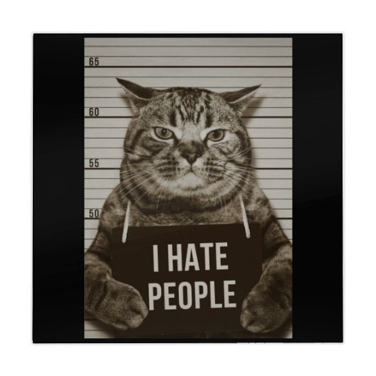 I HATE PEOPLE Mahjong Mats