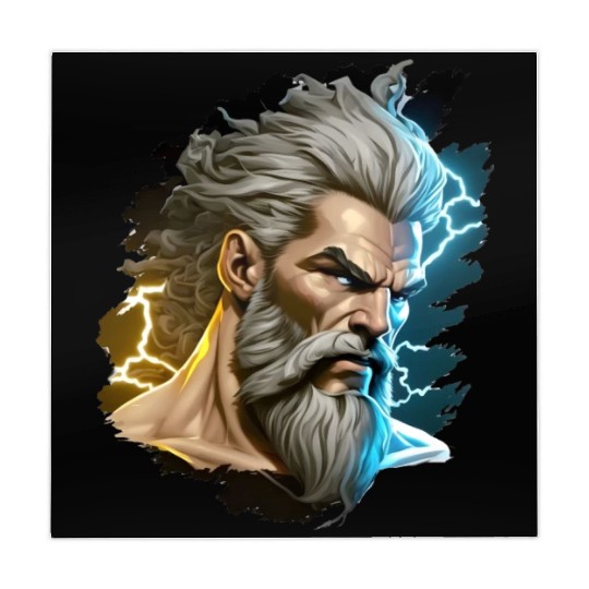 The sticker could feature the silhouette of Zeus Mahjong Mats