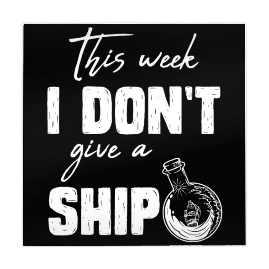 I don't give a ship cruise vacation spring break Mahjong Mats