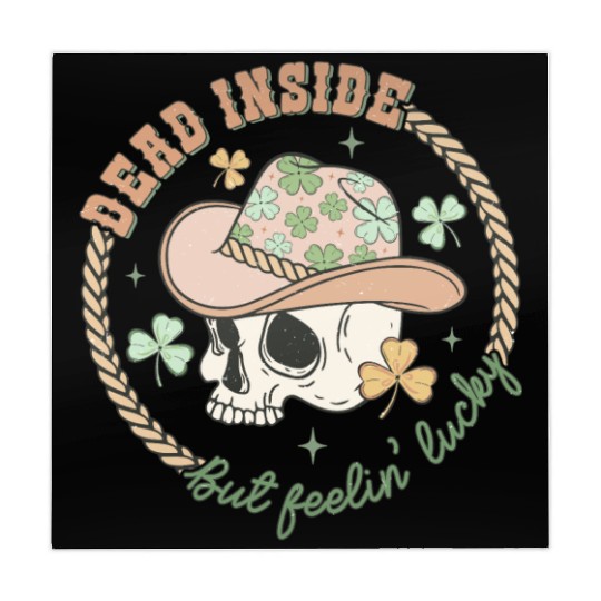 Dead inside but feelin' lucky Mahjong Mats