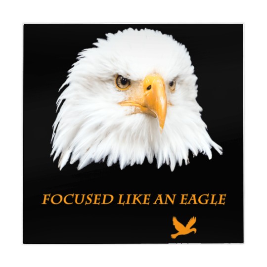 Bald Eagle Gift Idea Focussed like an Eagle Photo Mahjong Mats