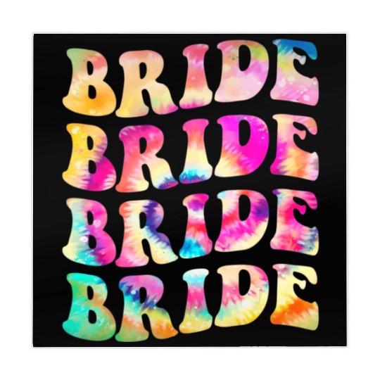 Bride I Do Crew Tie Dye Bachelorette Party Bride B Mahjong Mats