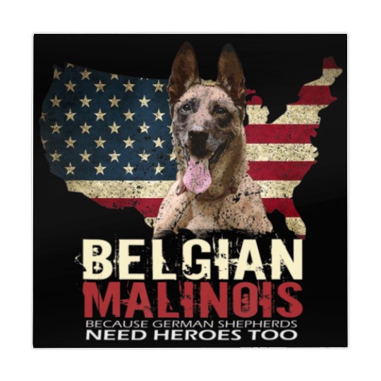 Doggie USA Dog Owner USA Lover Belgian Malinois Mahjong Mats