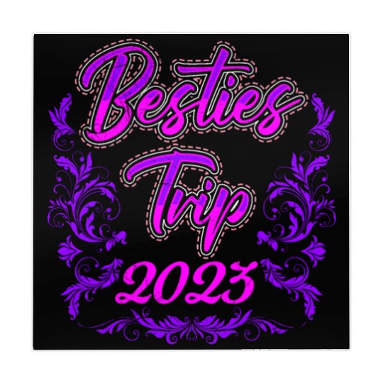 Besties Trip 2023 Vacation Friends Spring Break Mahjong Mats